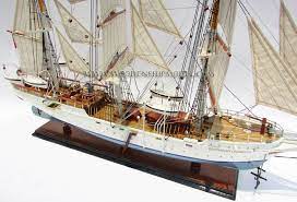 Statsraad lehmkuhl will set sail from arendal on 20 august 2021, and return to bergen on 15 april 2023. Statsraad Lehmkuhl Model Boat
