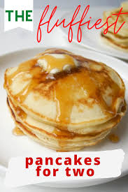 The Fluffiest Pancakes For 2 To Eat Drink Be Married Recipe Small Batch Waffle Recipe Homemade Pancake Recipe Small Pancake Recipe