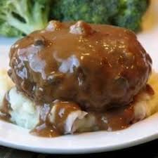 Slow Cooker Salisbury Steak Ground Beef Gets A Boost Of Flavor From Onion Soup Mix In This Quick And Easy Recipe Slow Cooker Salisbury Steak Recipes Food