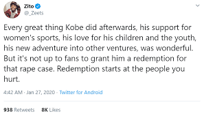 Kobe bryant was a world champion, an international celebrity and a cherished global phenomenon of a human being. Kobe Bryant Leaving A Complicated Legacy That Has Been Marked By Rape Culture By Jasmine Chantel Medium