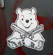 Break out your top hats and monocles; 1zwo3 On Twitter Streetart Bonn 1zwo3 Pasteup Winnie Pooh Gangster September 2015 Http T Co Vxb5ltgqls