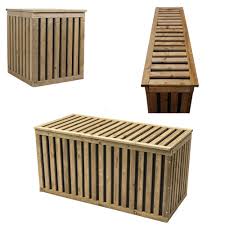 Auflagenbox Holztruhe Gartenbox Kissenbox Gartentruhe Holz Kunststoff Hopstibox In Garten Amp Terrasse Mobel Auflage Gartentruhe Holz Holztruhe Gartentruhe