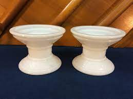 Save on crafts has a wide selection of containers, bowls, & flower vases at discounted prices. Vintage Milk Glass Double Candle Holder Display Shabby N Chic Home Decoration Decor Accent Taper Candles White Home Living Candles Holders Kromasol Com