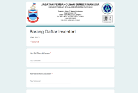 Tuntutan perjalanan bertugas rasmi dalam & luar negeri author: Borang Digital Staf