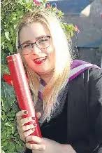 Perth College UHI graduates take part in city procession.