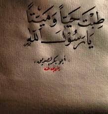 طبت حيا وميتا يا رسول الله Islamic Calligraphy Arabic Calligraphy Art Silent Prayer