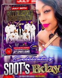 Tonight tonight Jay's sports lounge. Come out and catch a vibe. Dewayne  Morris