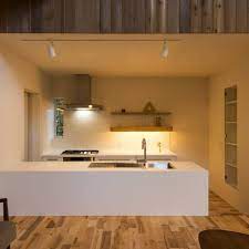 キッチンのレイアウト画像 リフォーム実例 収納 homify 和モダン キッチン 家 自宅で