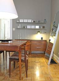 Desk With Mid Century Style Modern Dining Room Diy Apartments House