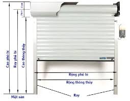 Kích thước cửa cuốn chi tiết và chuẩn phong thủy