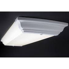 Portfolio White Acrylic Ceiling Fluorescent Light Common 4 Ft Actual 51 In Lowes Com Fluorescent Light White Acrylics Fluorescent