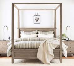 Check spelling or type a new query. Farmhouse Canopy Bed Wooden Beds Pottery Barn