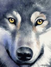 Wolf Wildlife Art Print Signed By Artist Dj Rogers 12 50 Via Etsy Wildlife Art Art Wolf Painting
