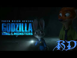 Zootopia In The Style Of Godzilla King Of Monsters Youtube