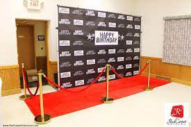 Red Carpet Birthday Backdrops Red Carpet Party Red Carpet Backdrop Hollywood Red Carpet