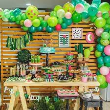 These cactus balloons are great for a party or shower. Amazon Com 100 Pack Balloon Garland Arch Kit For Cactus Party Decoration 100pack Latex Balloons 16 Feets Arch Balloon Strip Tape For Fiesta Party Taco Party Mexico Party Toys Games