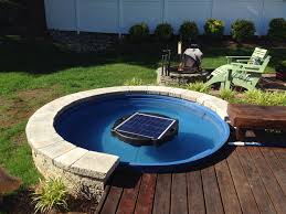 My Small Poly Stock Tank Mini Inground Pool With Natural Current Solar Filter Stock Tank Pool Diy Tank Pool Backyard Pool
