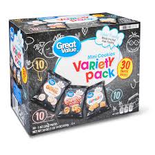 You can use this coupon at walmart to snag the boxes of cereal for just $1.56 after this coupon, which is a great price for cereal these days! Great Value Alphabet Mini Cookies 1 Oz 12 Count Walmart Com