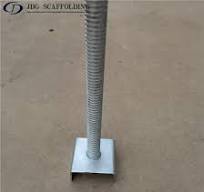 Solid Adjustable Steel Scaffolding Leveling Screw Jacks Base ...