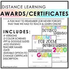 These Certificates Are The Perfect Way To Say Goodbye To Distance Learning For The Year Because We All Deserve An Ho Distance Learning Online Learning Learning