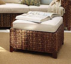 Shop seagrass thank coffee table from pottery barn. Seagrass Sectional Ottoman Pottery Barn