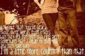I M A Little More Country Than That Easton Corbin Country Song Lyrics Country Music Lyrics Country Lyrics