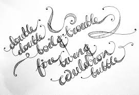 Bubble Bubble Boil Trouble Bubble Letters Hand Lettering Practice Lettering Fonts