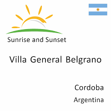 2818 (lunes, miércoles y viernes de. Sunrise And Sunset Times In Villa General Belgrano Cordoba Argentina