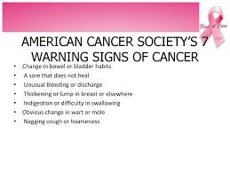 (1,2) skin changes yellowing, darkening, or redness of the skin can signal cancer. What Is The 7 Warning Signs Of Cancer