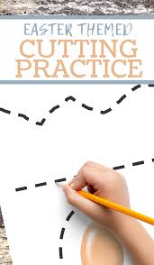 Free printable scissor skills worksheets. Printable Easter Worksheets Preschool Cutting Practice 3 Boys And A Dog