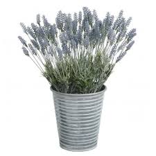 Better for you, better for the planet Artificial Lavender Faux Grass Plant With Purple Silk Flowers