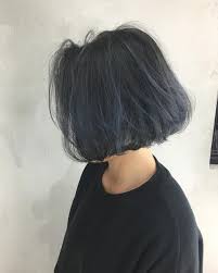 Dark tones are more preferred in this haircut. Blue Ombre Bob Haircut Inspiration Pinterest Softcoffee Ombre Bob Haircut Short Dyed Hair Ombre Bob Hair