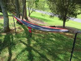 Two sturdy carabiners are included. Eagles Nest Outfitters Eno Singlenest Hammock Review Treelinebackpacker