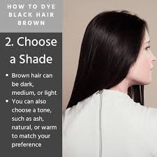 If you have dark hair and want to avoid using bleach, use a blue hair dye that is specifically designed for if you have dry or coloured hair, it's best to visit a hair salon in order to achieve a quality result. How To Dye Black Hair Brown Bellatory Fashion And Beauty