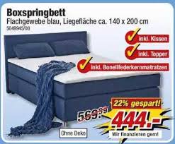 Matratzen 70 x 200 cm. Boxspringbett Angebot Bei Poco