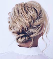 Braid your hair back and secure it with a cute flower detail. 40 Trendy Wedding Hairstyles For Short Hair Every Bride Wants In 2021