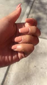 See more ideas about nails, pretty nails, pretty acrylic nails. Peach Coffin Nails On Woc Brownskin Peach Nails Remove Acrylic Nails Coffin Shape Nails