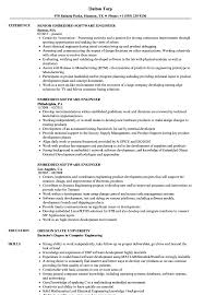 Embedded Software Engineer Resume Samples Velvet Jobs