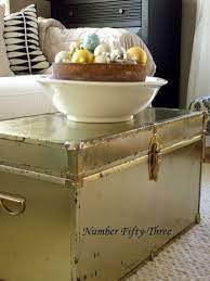 Metal Trunk Thrift Store Score Thrift Store Crafts Diy Home Accessories Chest Decor