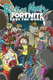 The rick and morty skin is the big reward on page 10 of the fortnite season 7 battle pass, but there are other neat rewards available. Rick And Morty Fortnite Save The World Salvar El Mundo Comic Book Cover Comic Books Rick And Morty