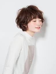 くせ毛風パーマ ショートボブ keep hair design 自由が丘 キープ ヘアデザイン ジユウガオカ のヘアスタイル 美容院 美容室を予約するなら楽天ビューティ ショート パーマ ショートボブ くせ毛 パーマ ショートボブ