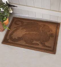 As Strong As The Mighty Beast It Portrays Our Waterhog Dragon Doormat Is Ready To Take On The Messiest Grimiest Shoes Door Mat Dragon Decor Outdoor Door Mat