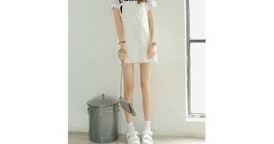 اطلالة كاجوال ليس لها مثيل من ومير فقط سالوبيت افرول جينز جينزات دينيم افرولات ملابس نسائية ملابس نسائية ازياء صيفية dresses fashion white dress