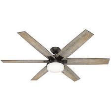 Hunter Kaplan Led 64 Ceiling Fan Bronze Ceiling Fan Farmhouse Ceiling Fan Ceiling Fan