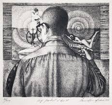 Self-portrait at Age 48 by Daniel Serra-Badue