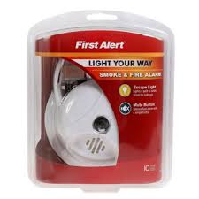 I put in seven new first alert detectors and new batteries. First Alert Smoke Alarm With Escape Light In White Bed Bath Beyond