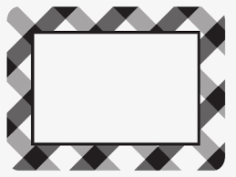 Since buffalo plaid is everywhere these days, i thought i'd off a free background swatch in a variety of colors. Black Square Border Png Images Free Transparent Black Square Border Download Kindpng