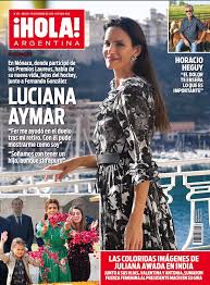 Viene otro en camino (foto: Tapa Hola La Nueva Vida De Luciana Aymar Pablo Layus