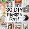 A diy mirror frame can be customized for any size builder grade bathroom mirror. 1