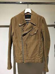 Wings Horns Tan Cotton Double Rider Jacket Size Xs 225 Grailed Riders Jacket Jackets Cotton